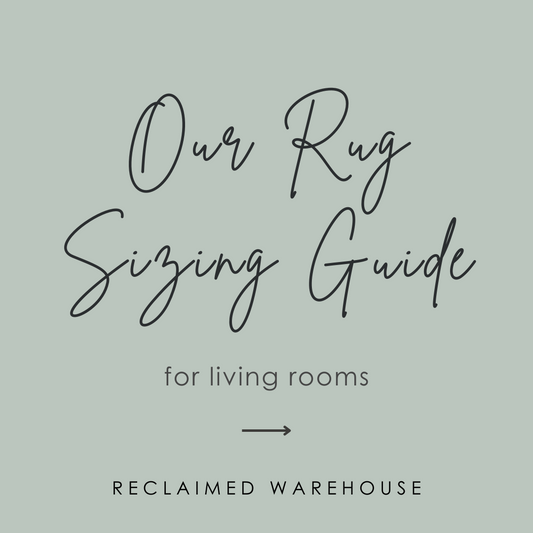 Living Room Rug Sizing Guide