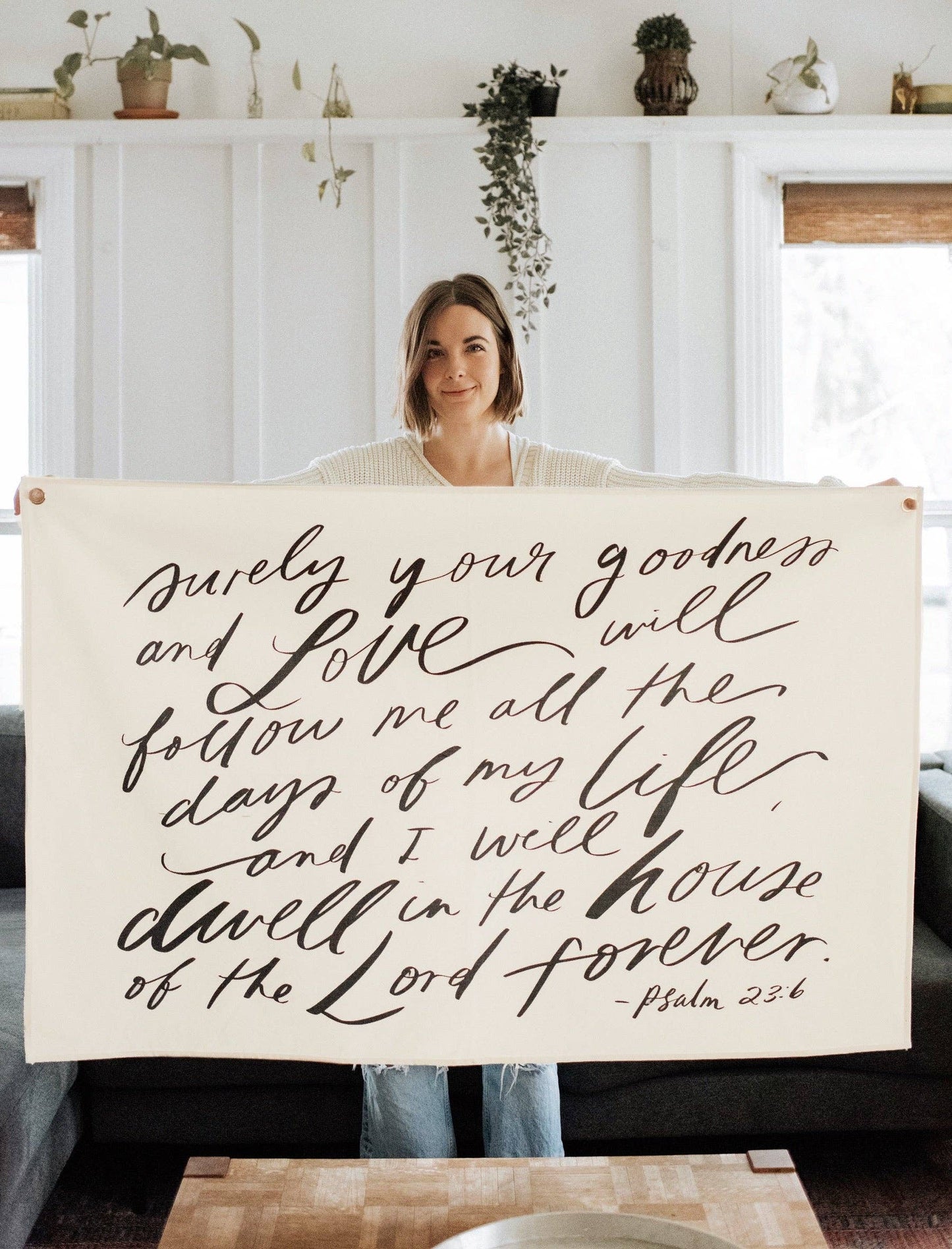 Canvas Banner: Surely your Goodness