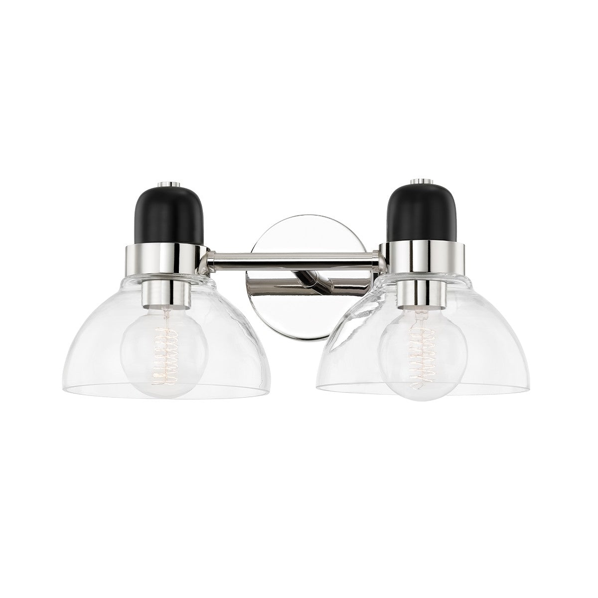 Cami Three Light Vanity in Polished Nickel