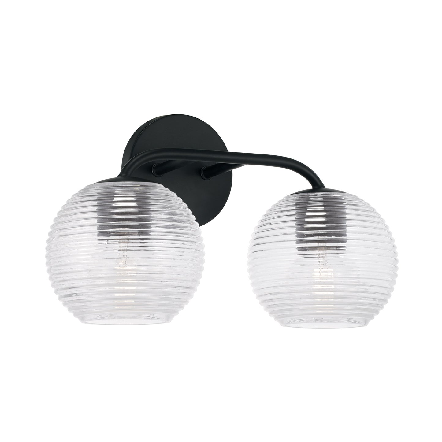 Maeva Matte Black Vanity Light