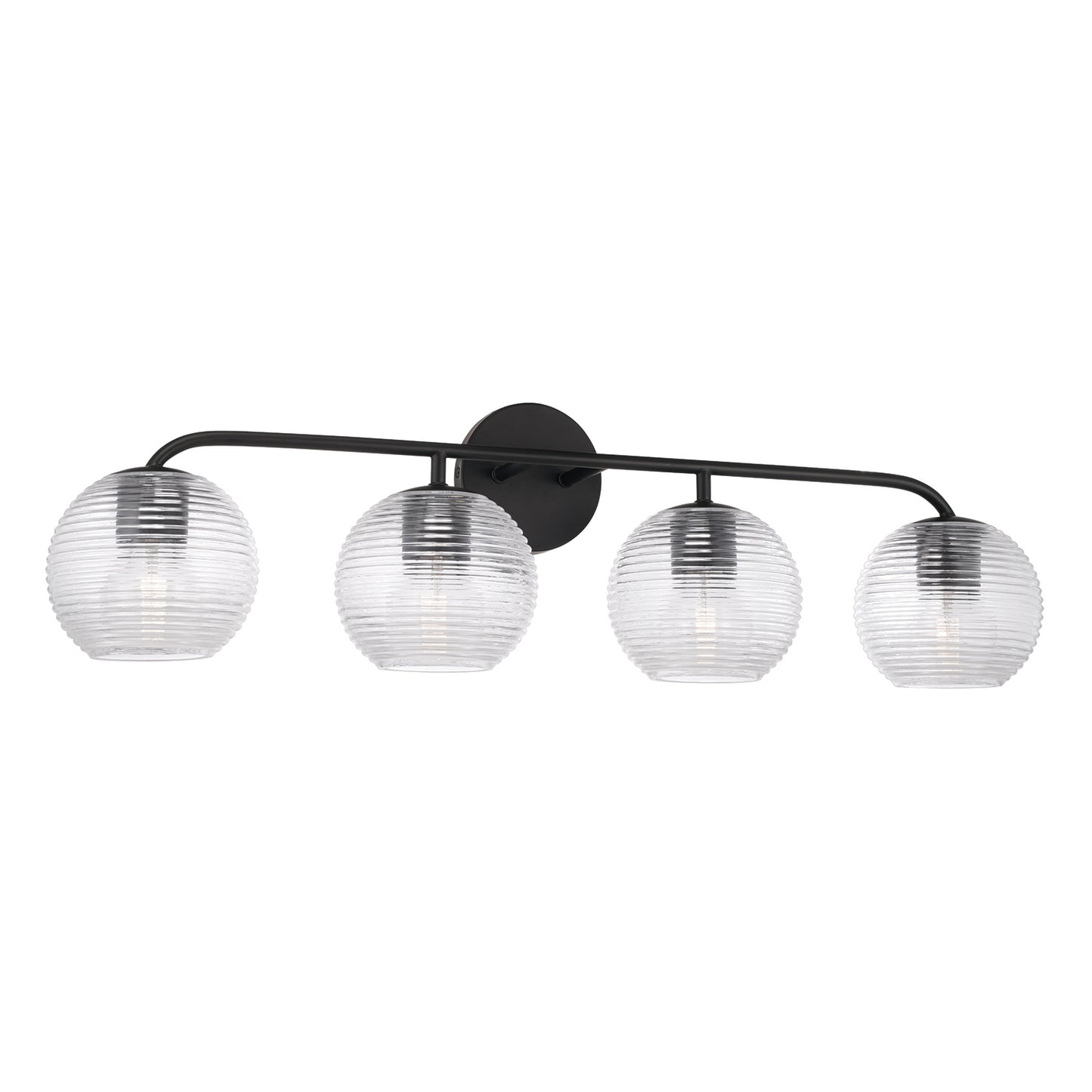 Maeva Matte Black Vanity Light