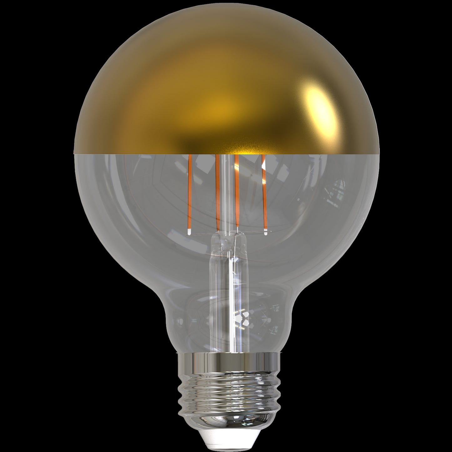 Half Gold 4.5W LED G25 2700K Bulb
