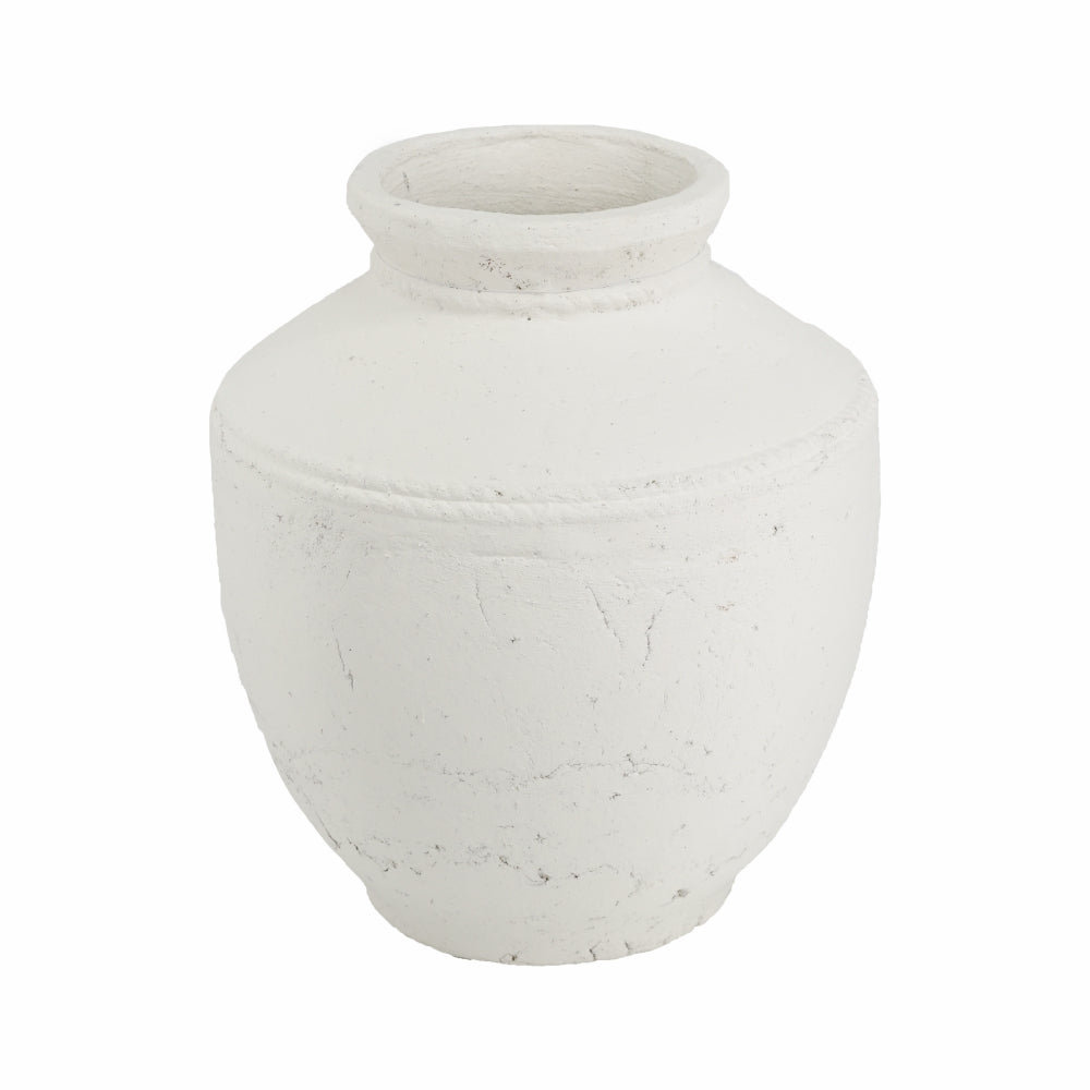 Roman Terracotta White Vase