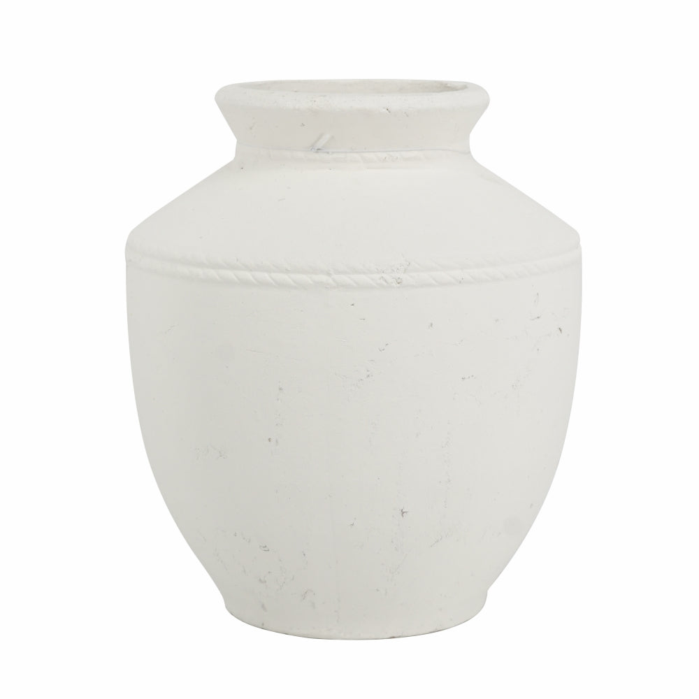 Roman Terracotta White Vase