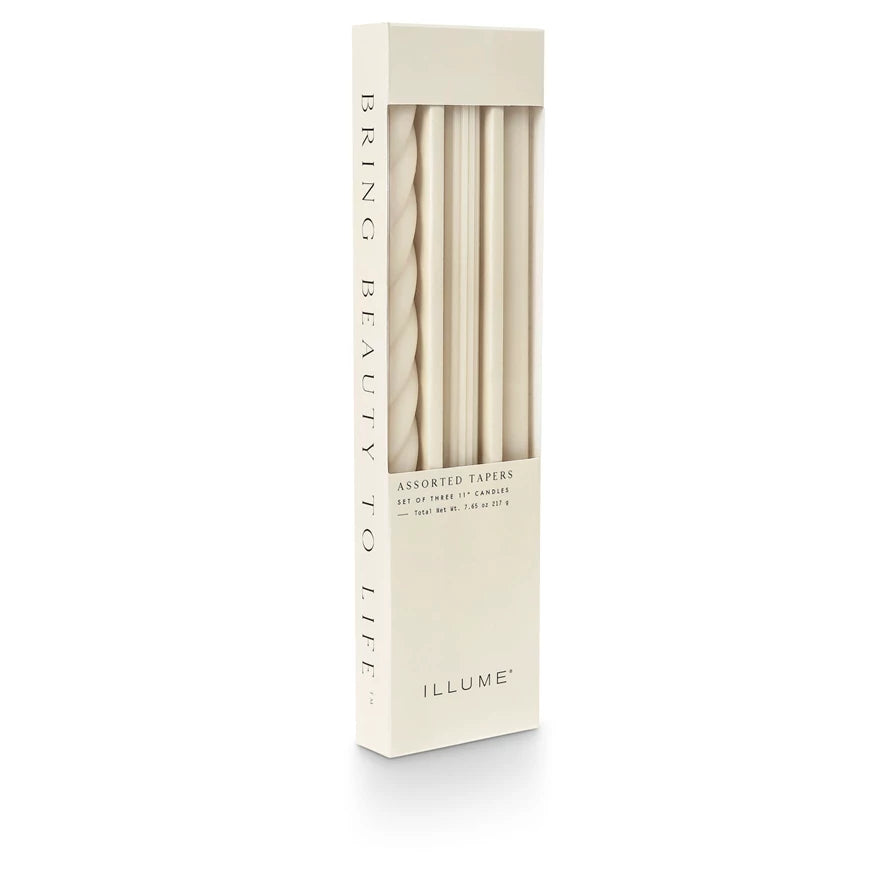 Colored Taper Candle Set