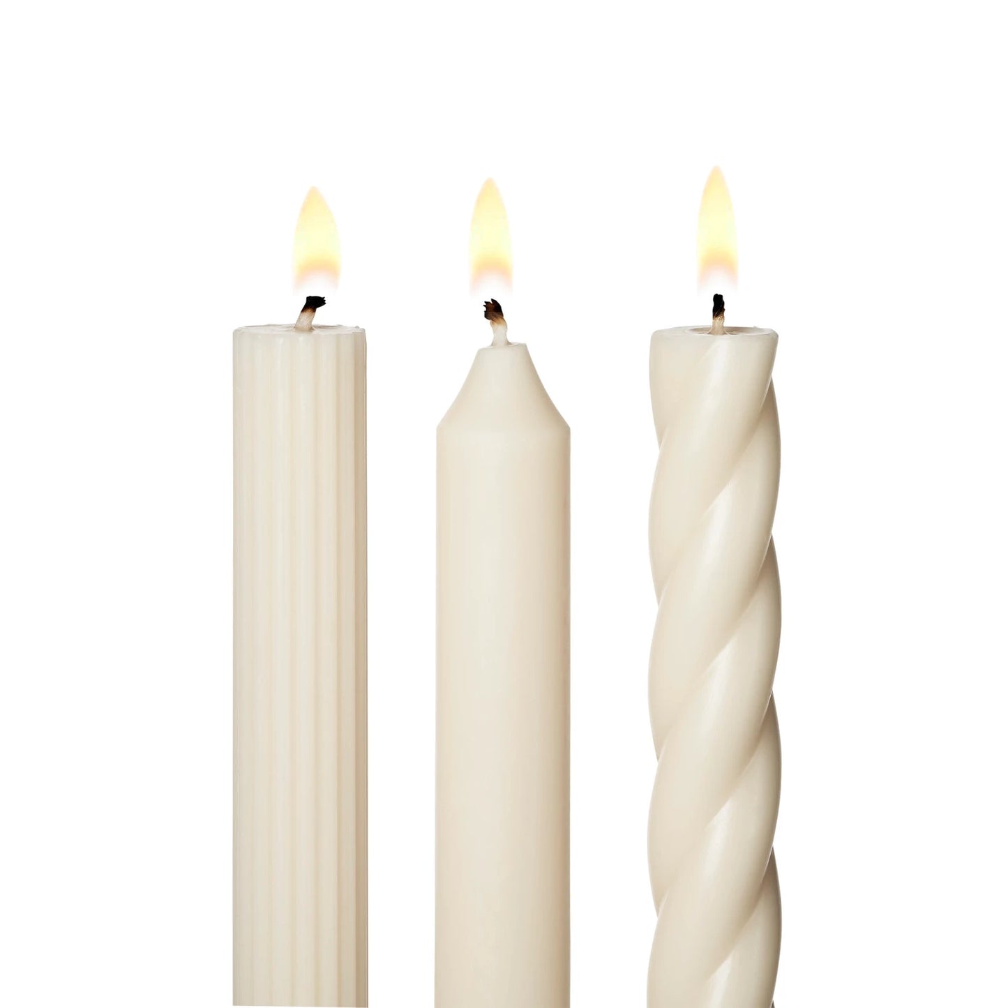 Colored Taper Candle Set