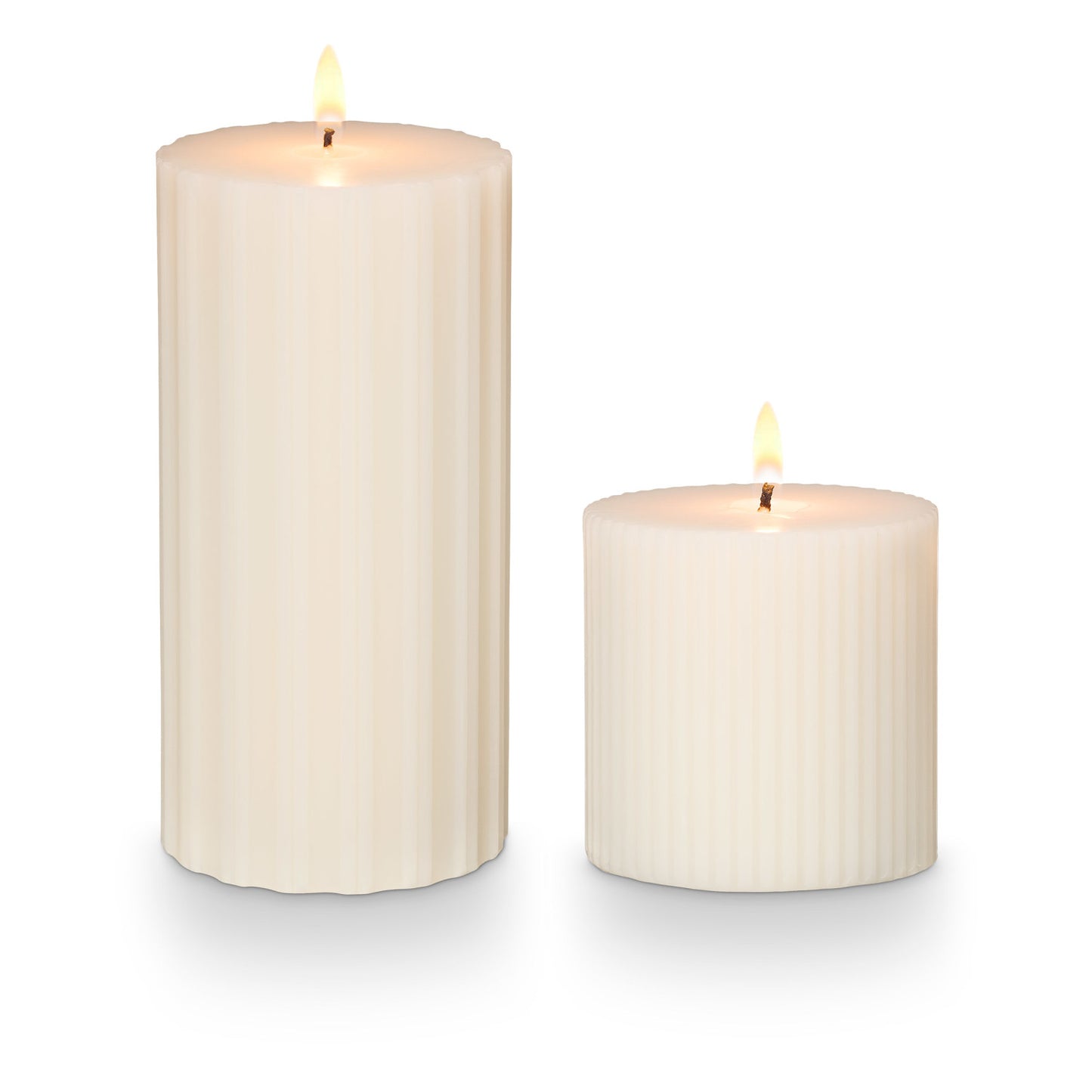 Winter White Pillar Candle