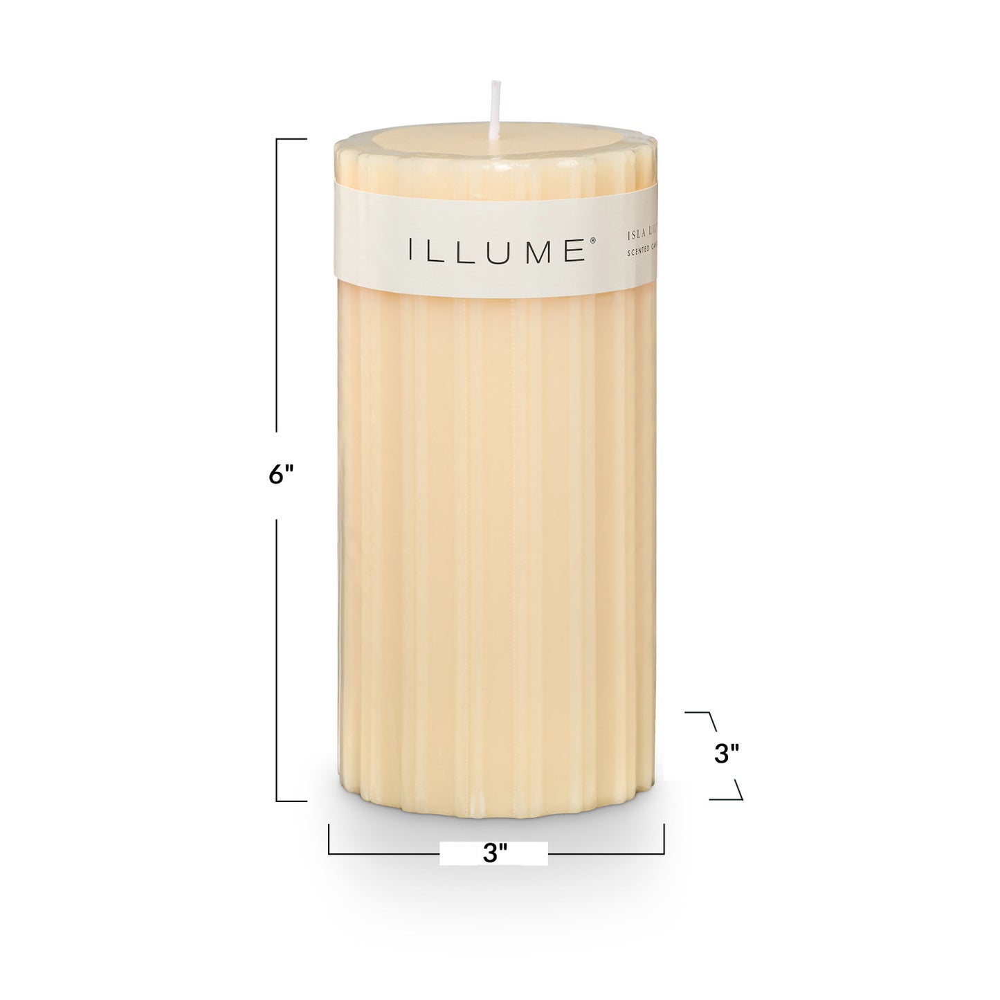 Isla Lily Pillar Candle