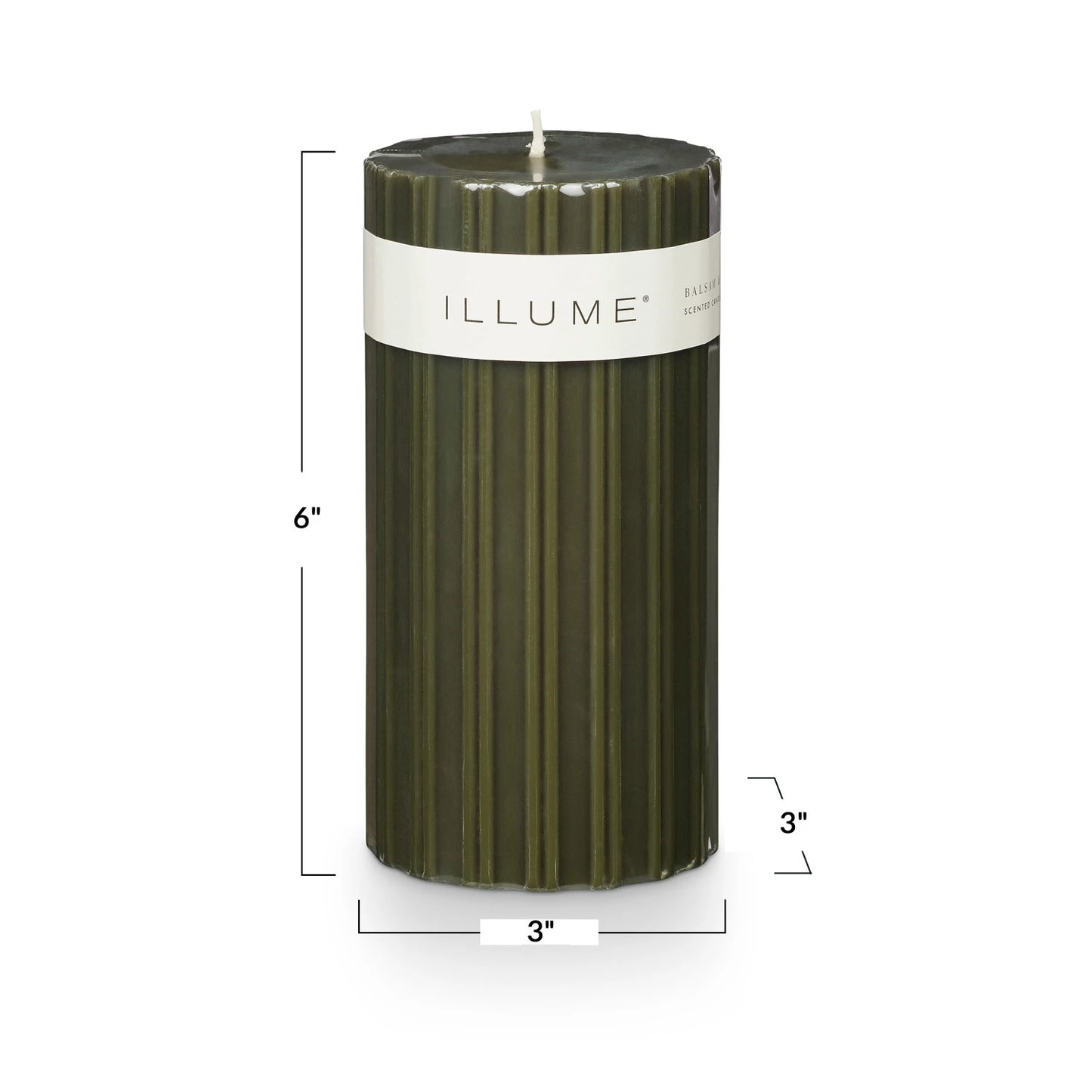 Balsam & Cedar Pillar Candle