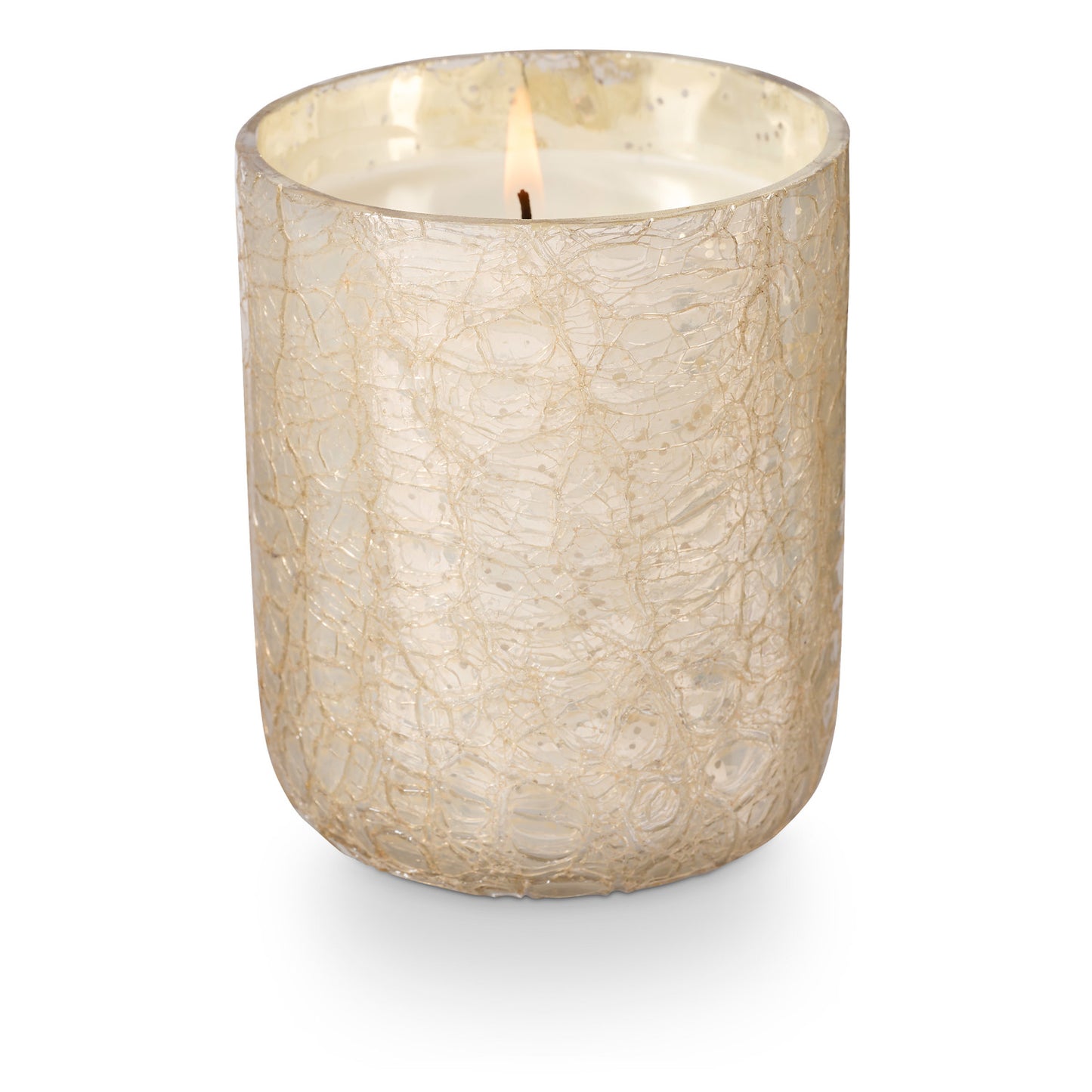 Boxed Crackle Glass Candle