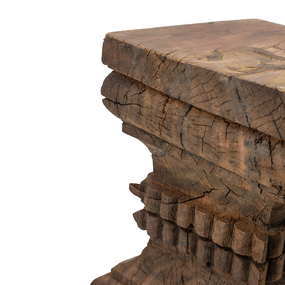 Carved Organic Stool