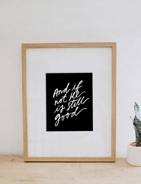 And If Not Hanging Banner