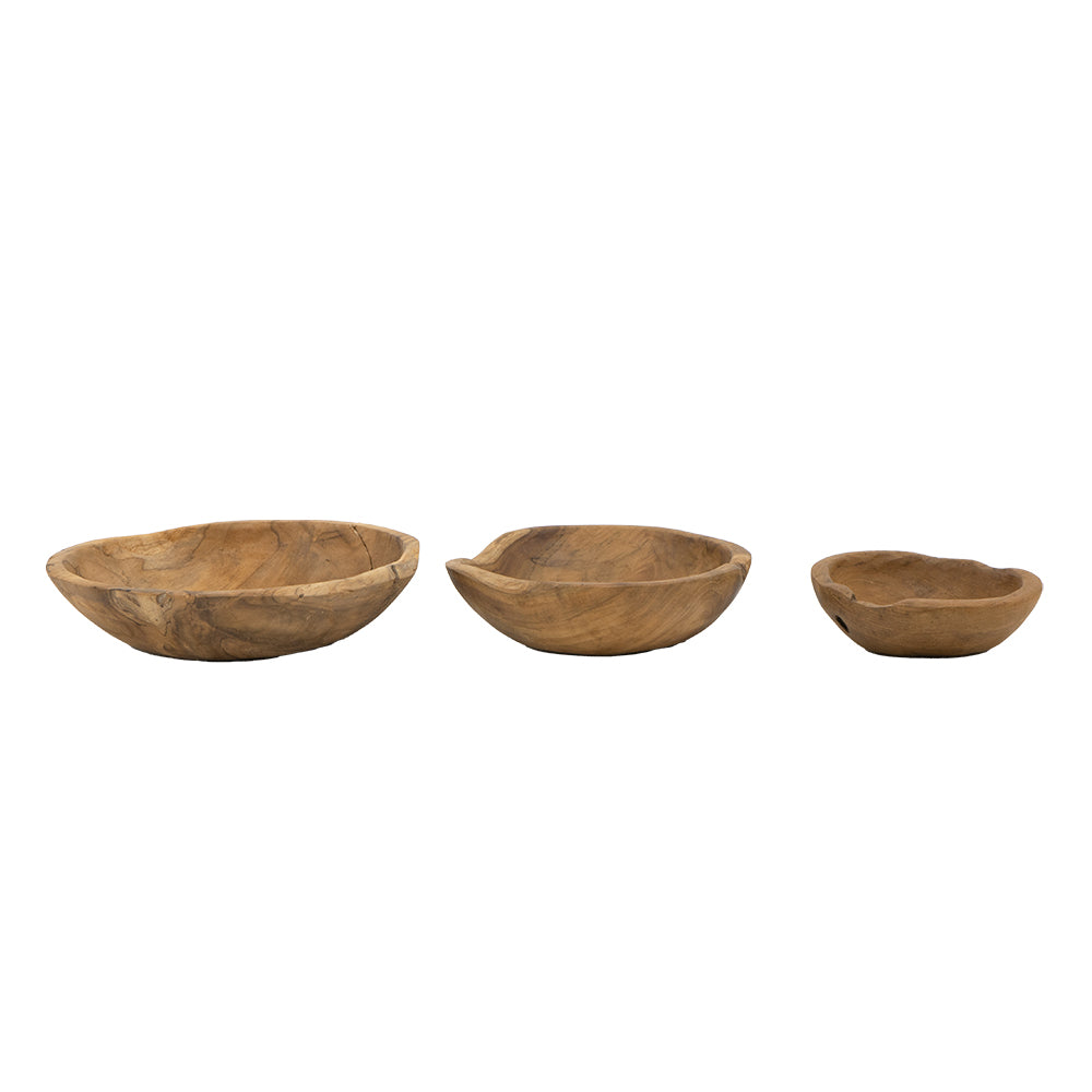 Kanso Teak Bowls