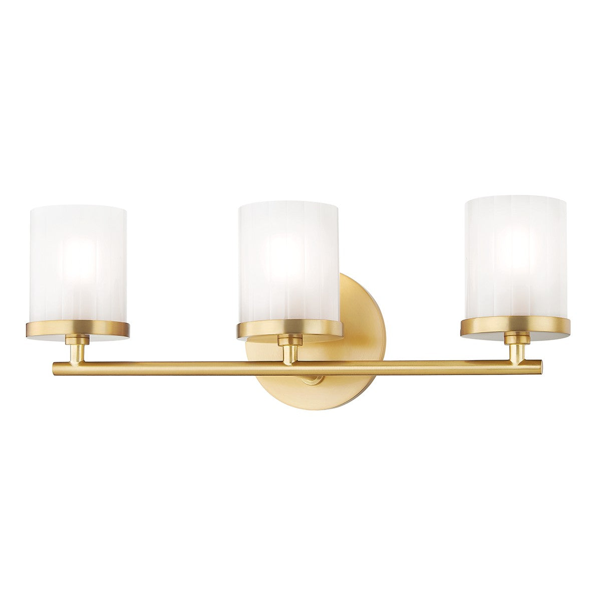 Riley Vanity Light in Aged Brass