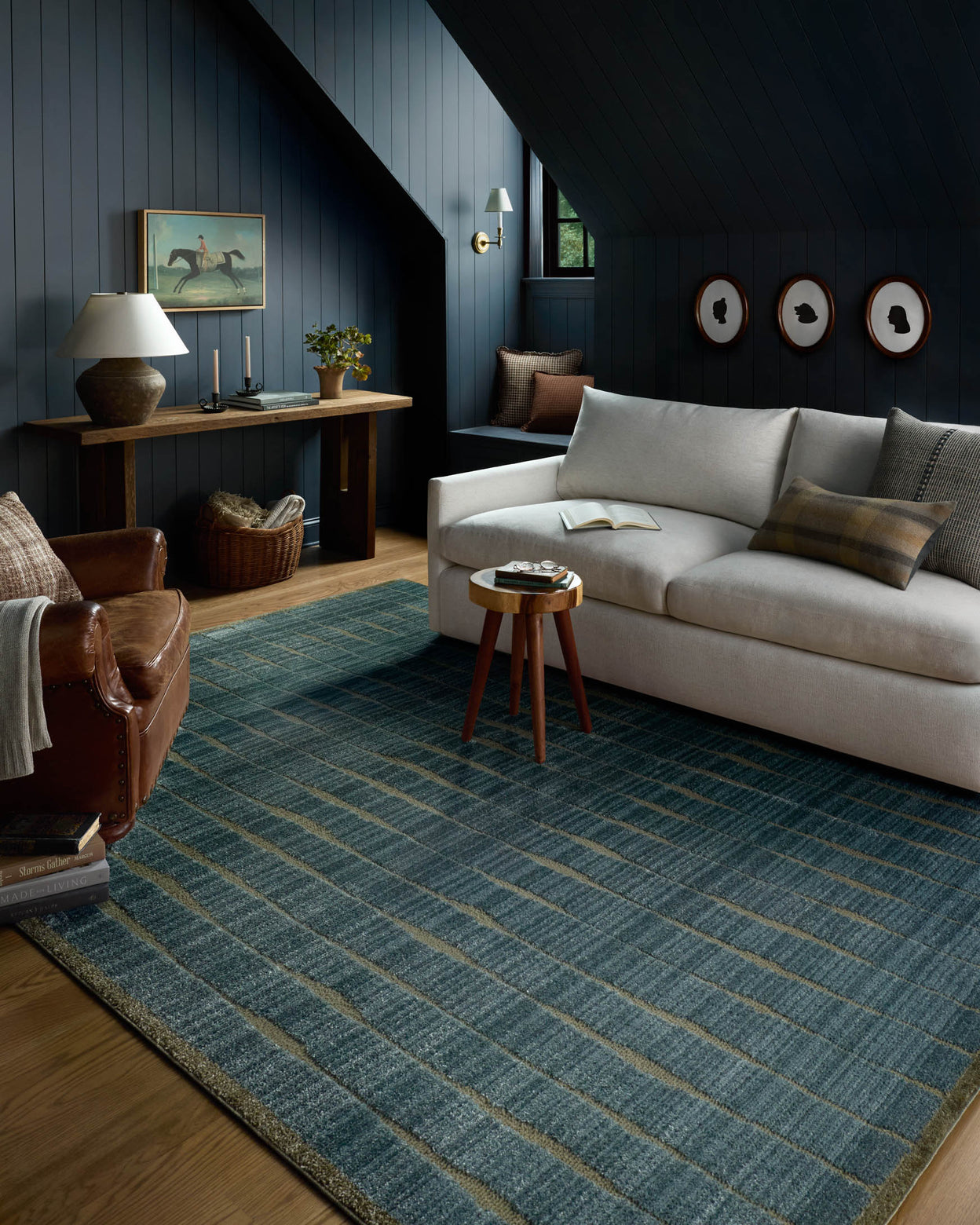 Calvin Rug Ocean/Olive