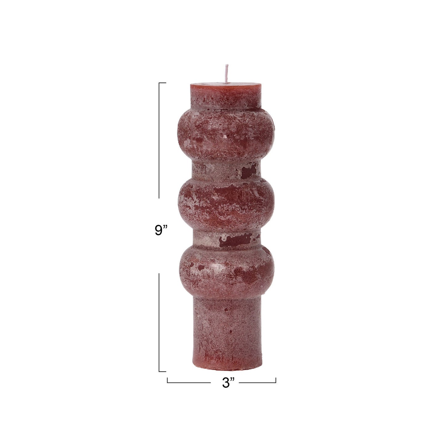 Cranberry Large Totem Pillar Candle
