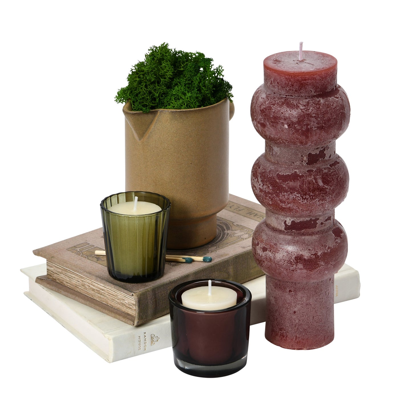 Cranberry Large Totem Pillar Candle