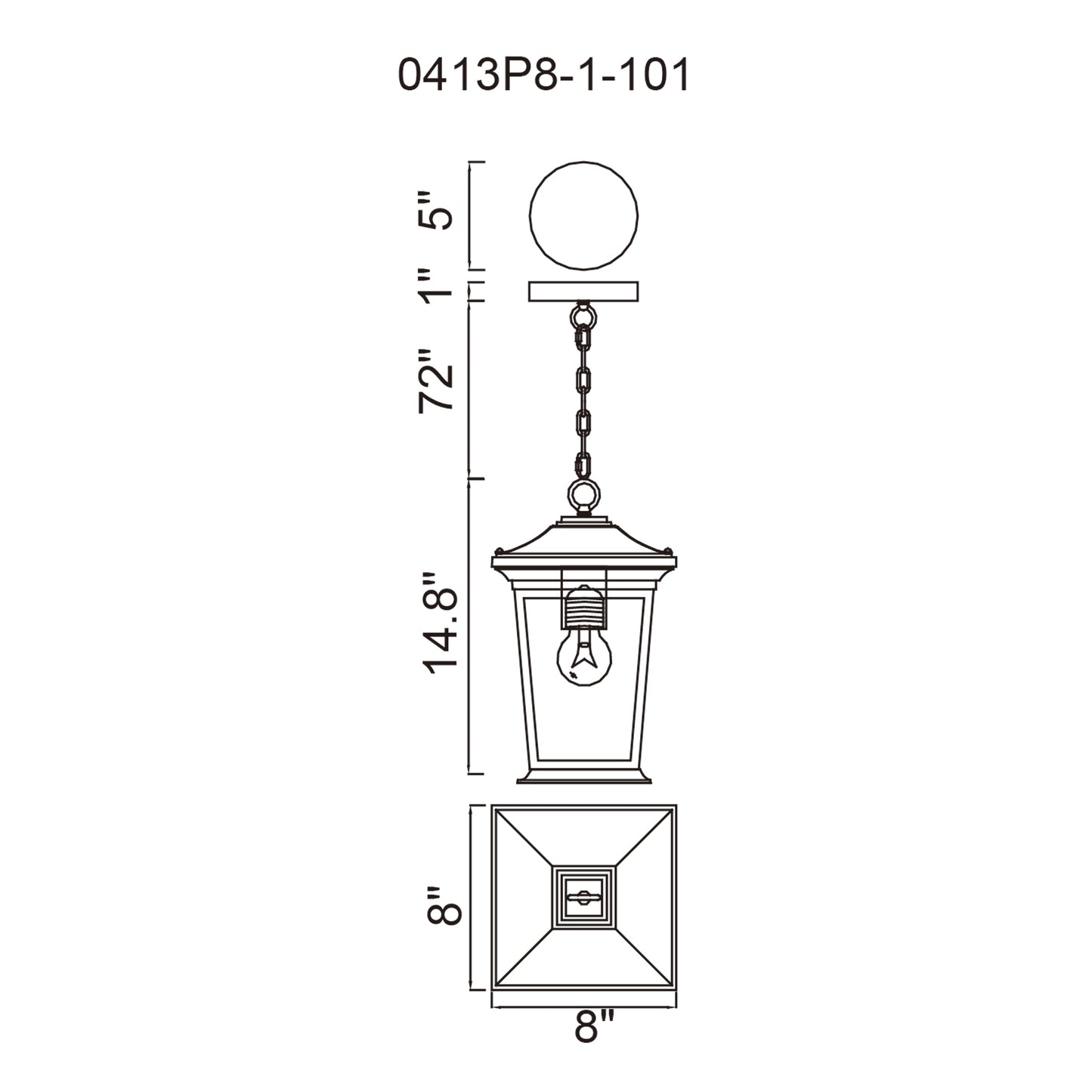 Elliot One Light Pendant