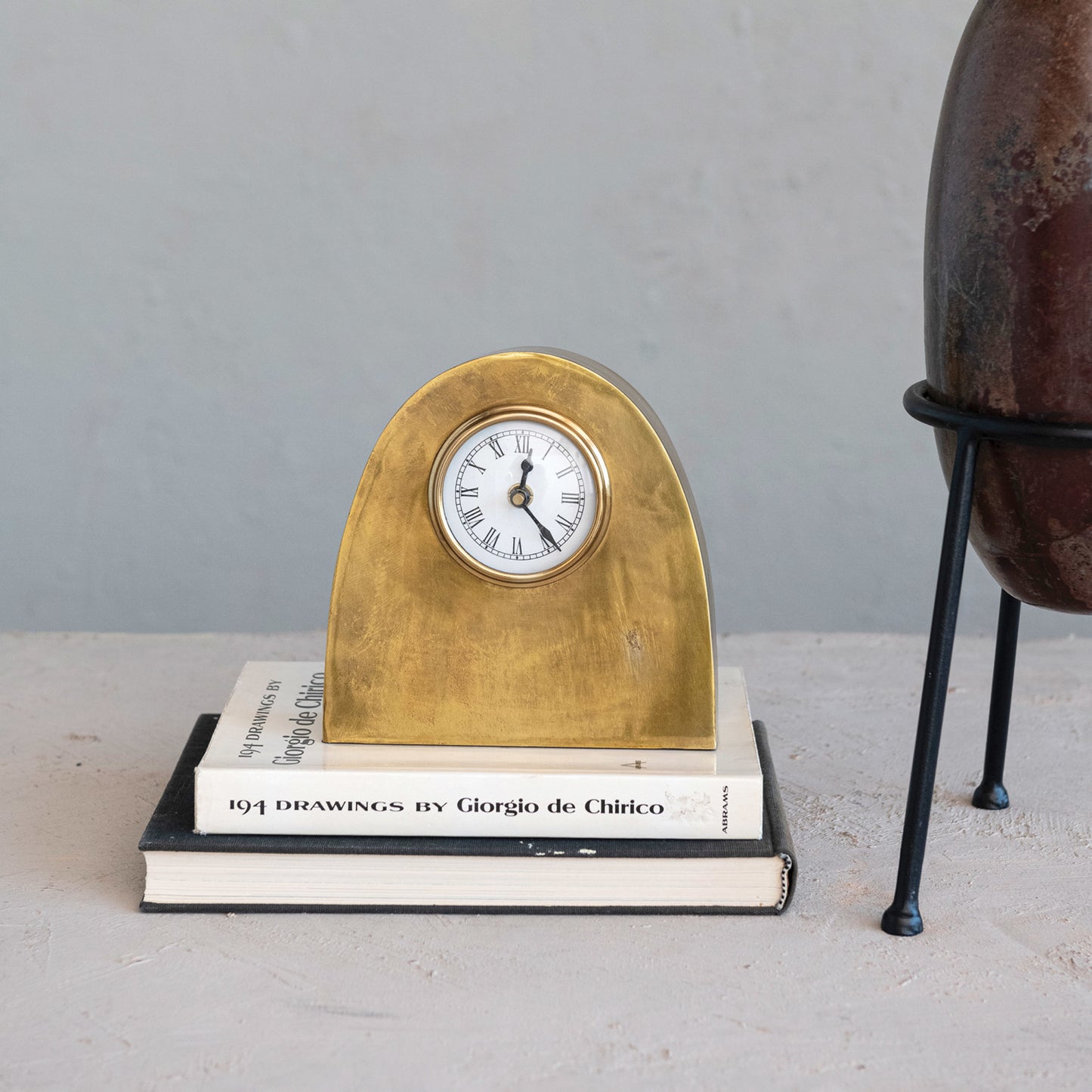 Arched Metal Clock