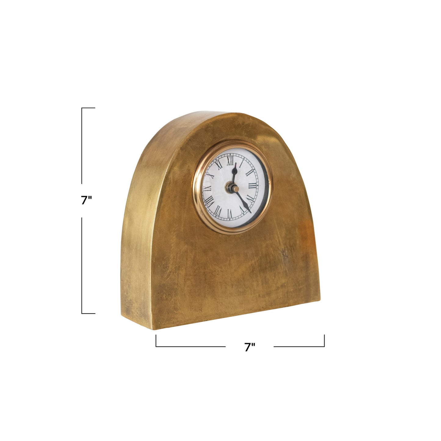 Arched Metal Clock