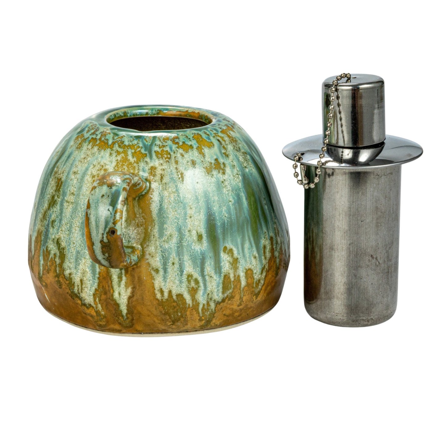 Stoneware Oil Lamp