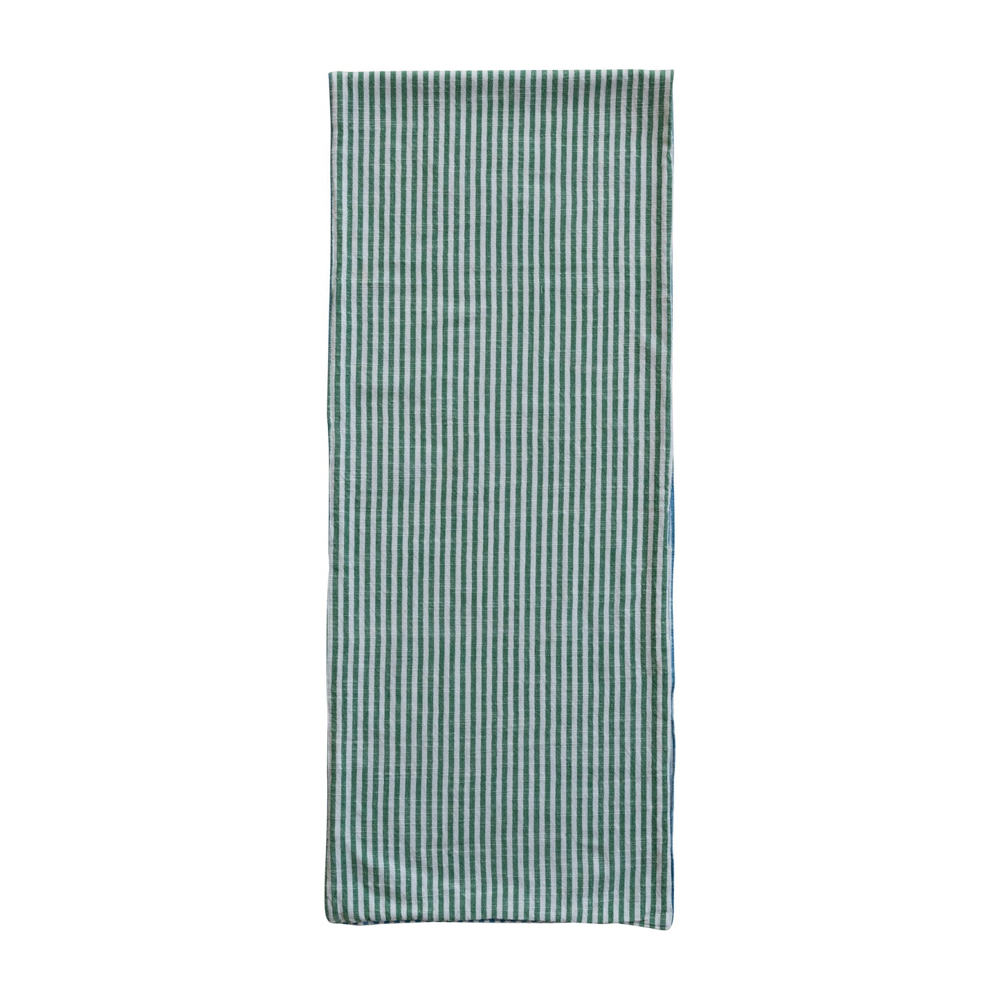Blue/Green Striped Table Runner