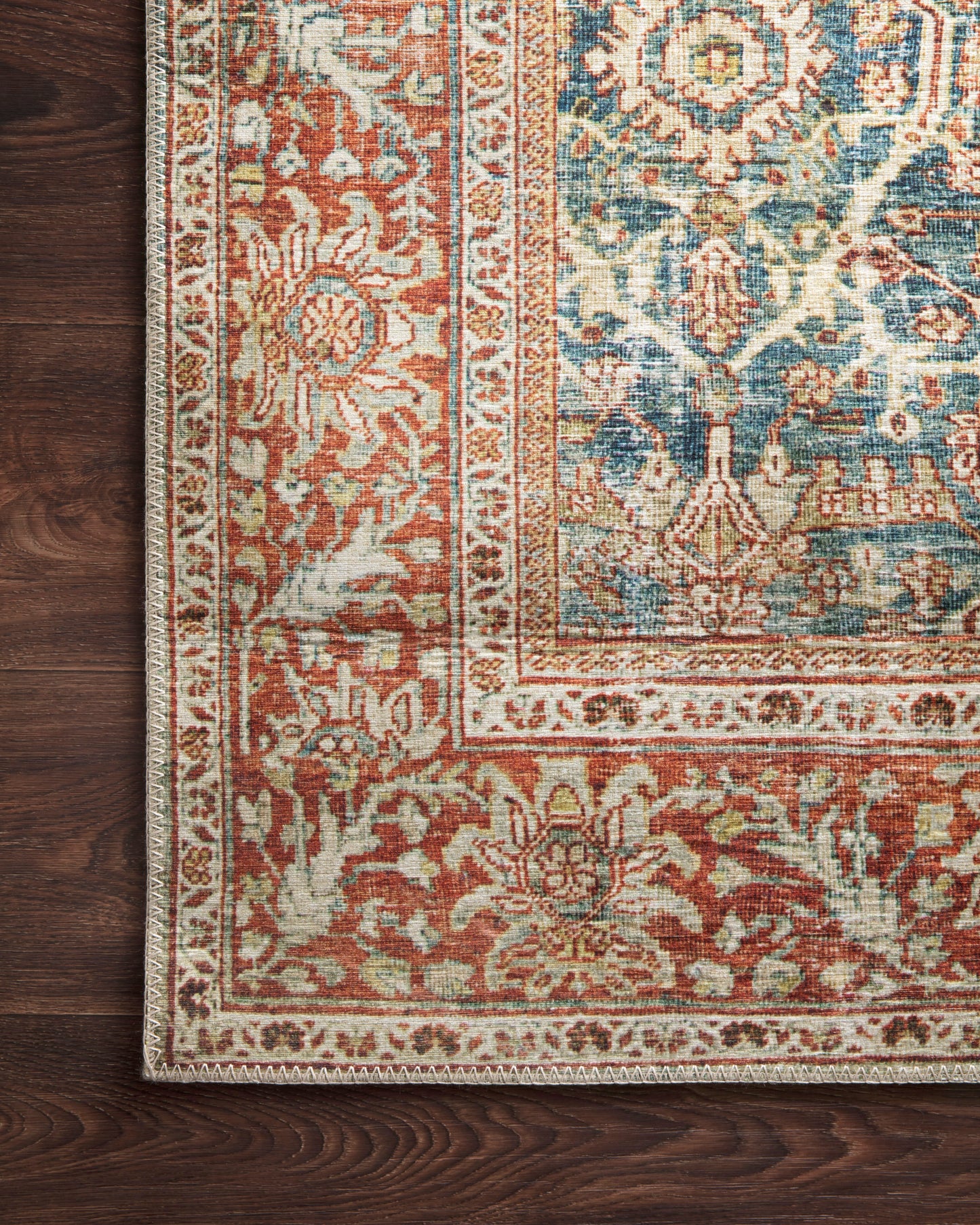 Layla Ocean / Rust Rug