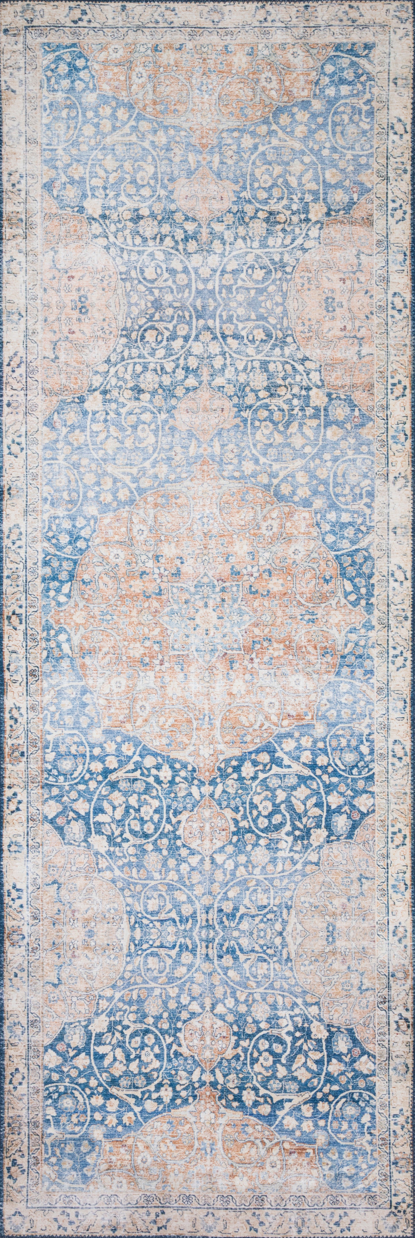 Layla Blue / Tangerine Rug
