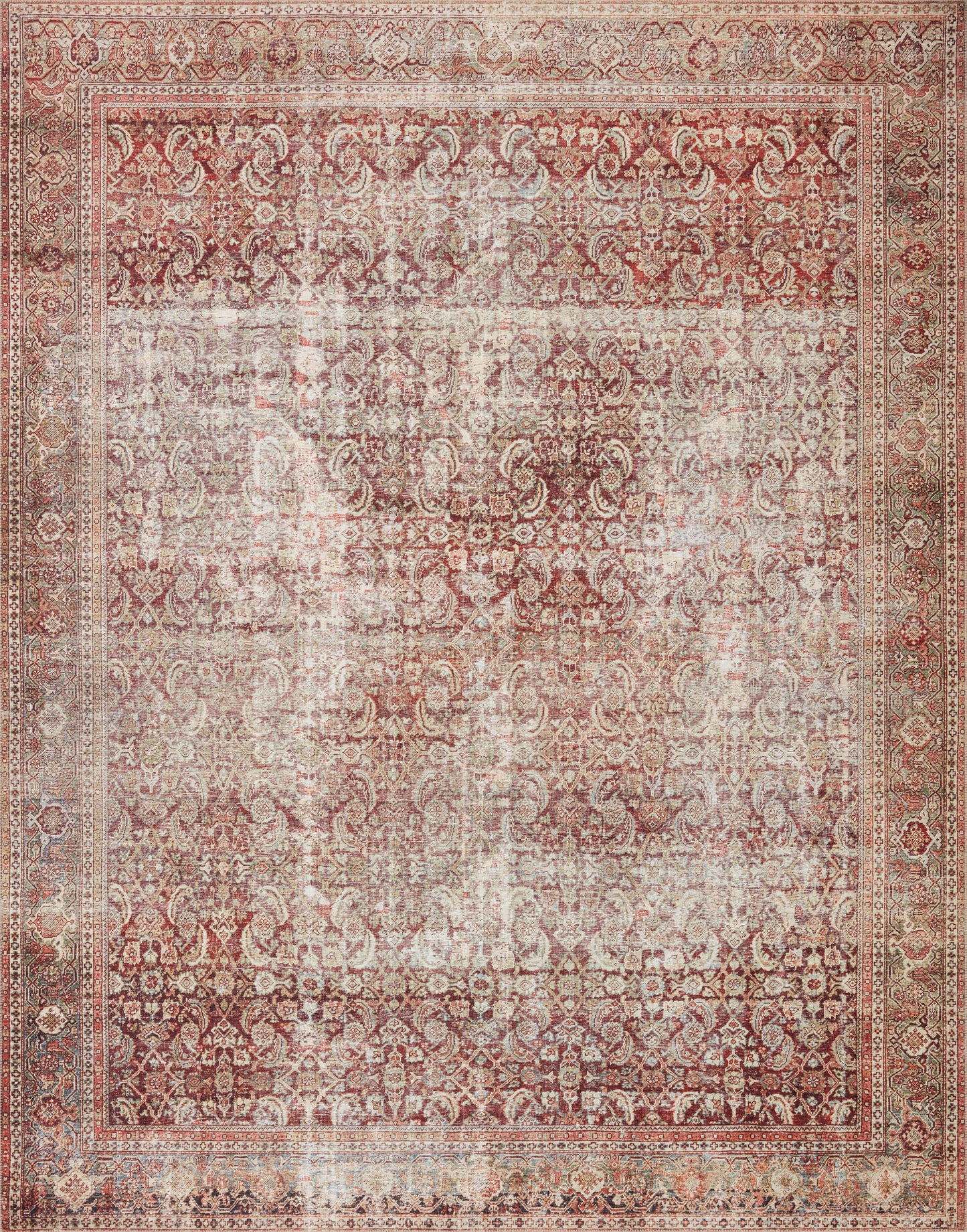 Layla Cinnamon / Sage Rug