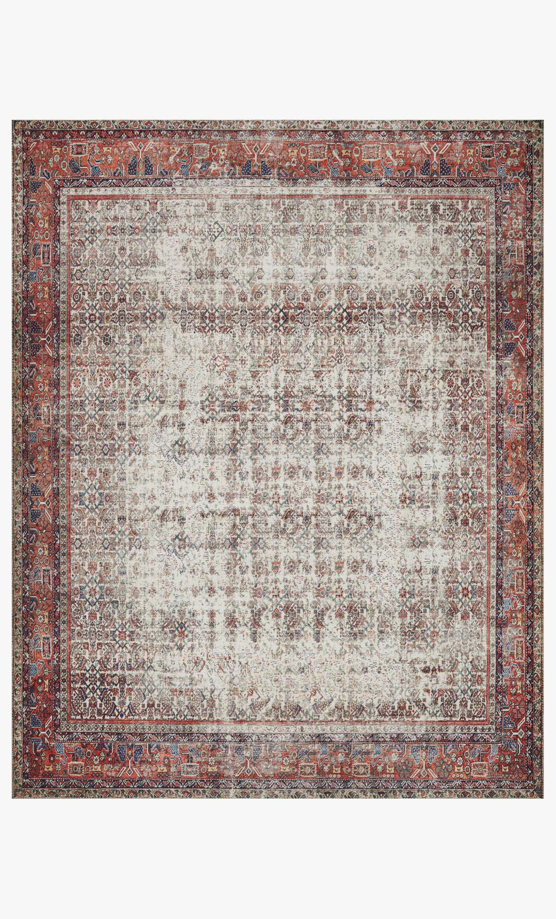 Layla Ivory / Brick Rug