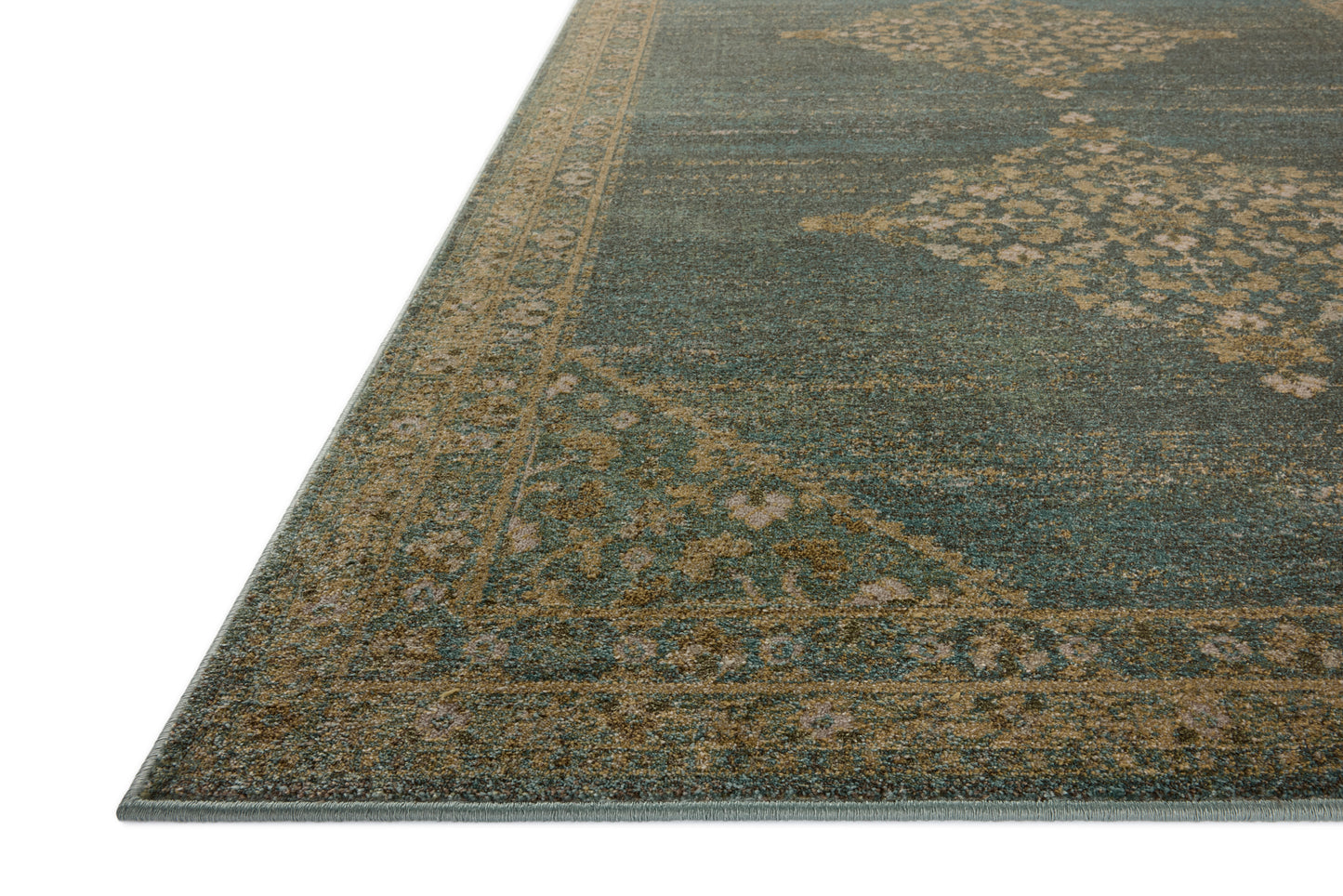 Mona Aqua/Wheat Rug