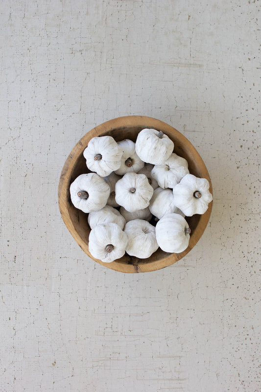 Miniature Dried Faux Pumpkins