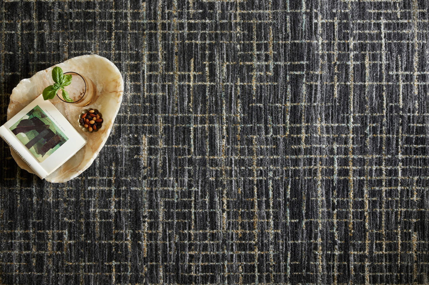 Soho Onyx / Silver Rug