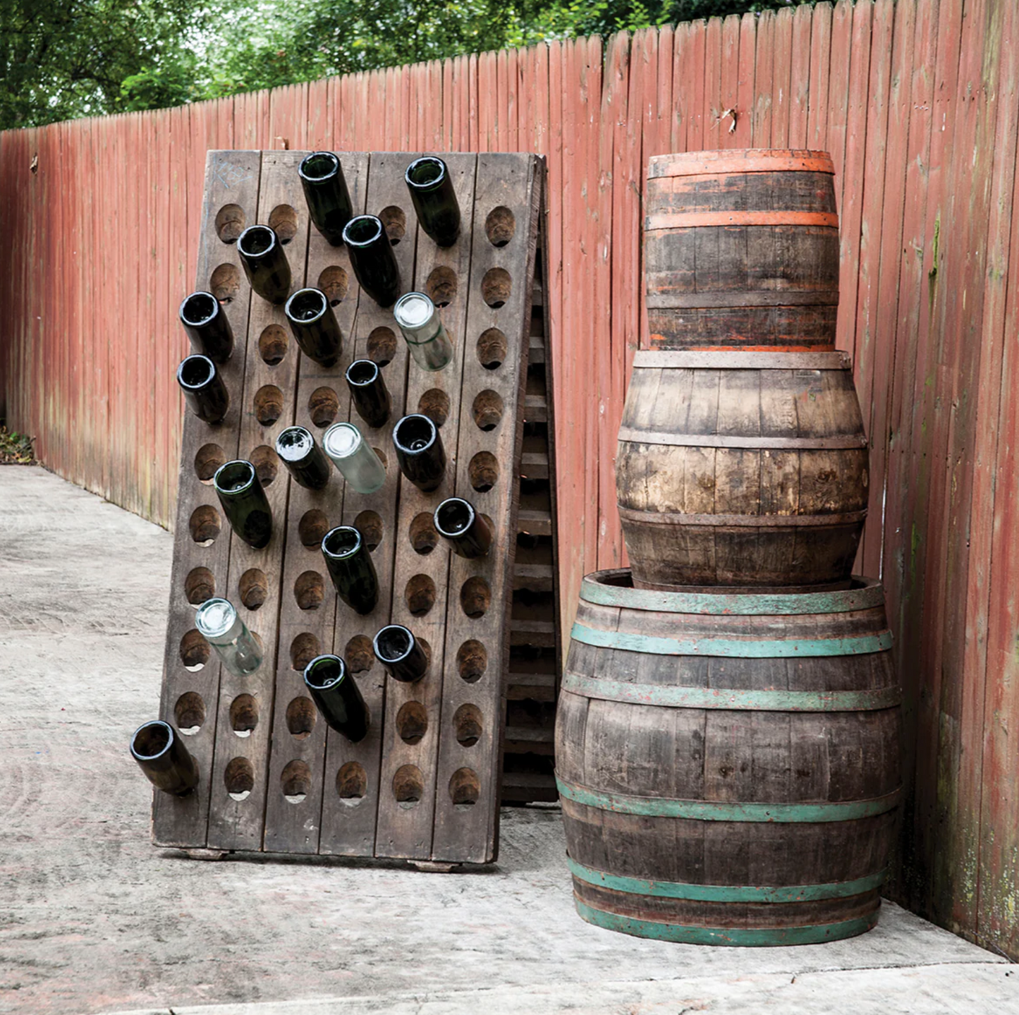 Vintage French Wine Rack