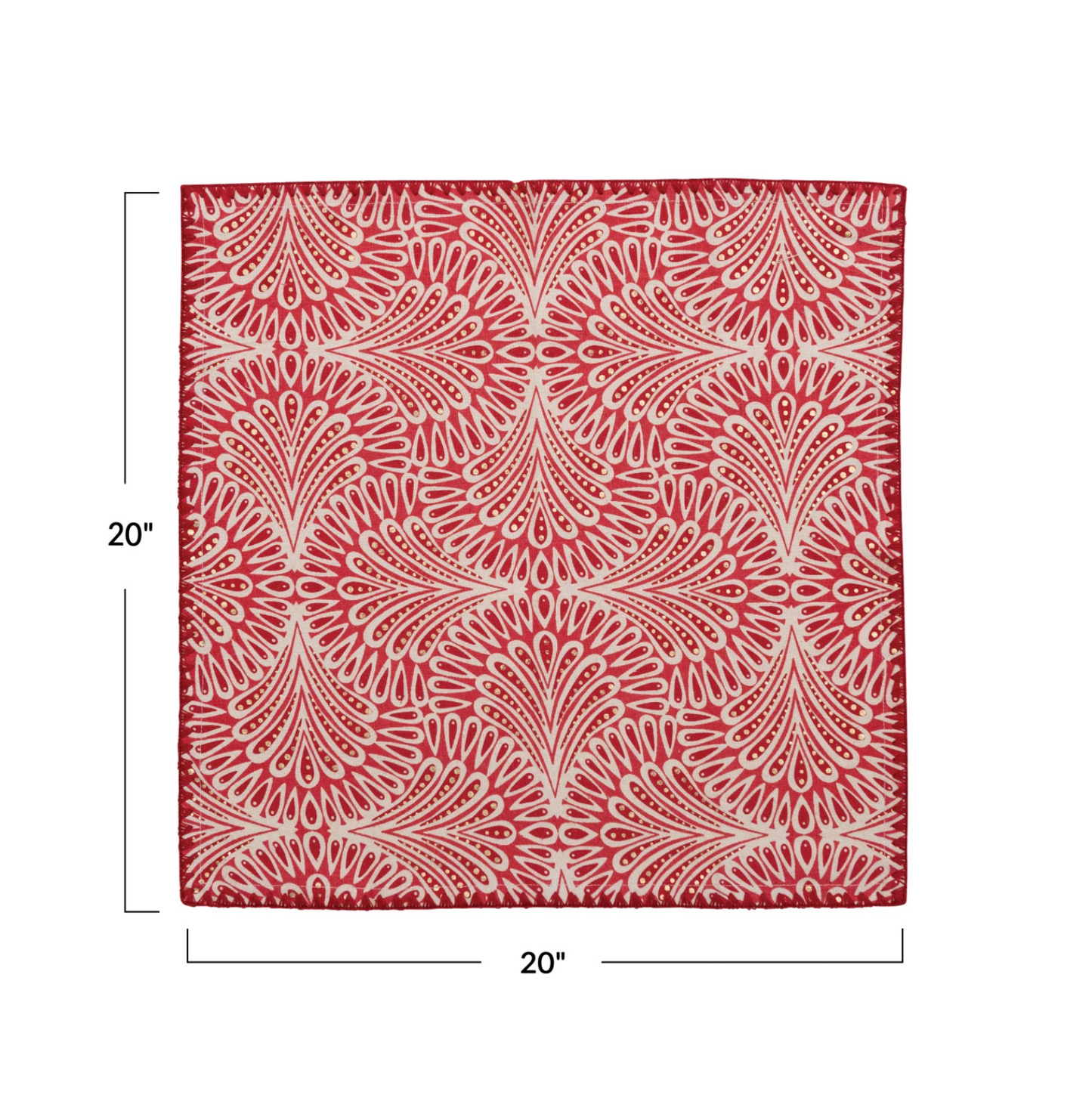 Red Holiday Napkin Set