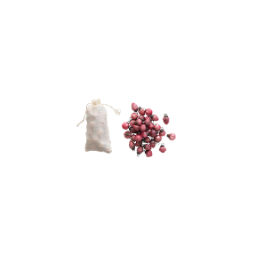 Mini Mercury Glass Ornaments in Muslin Bag
