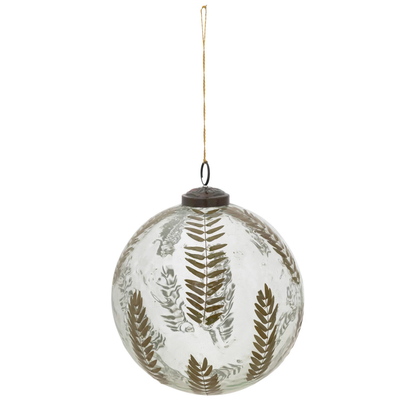Blown Glass Botanical Ornament