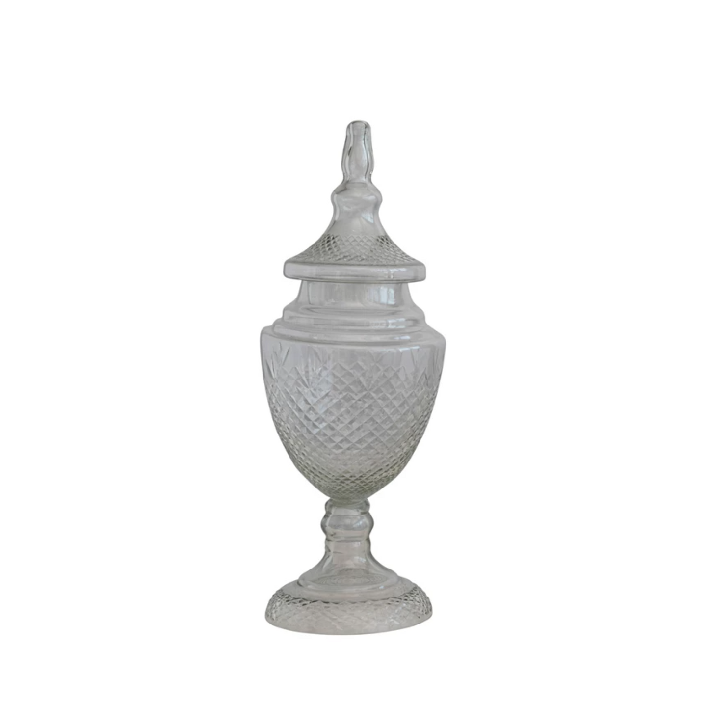 Cut Glass Apothecary Jar