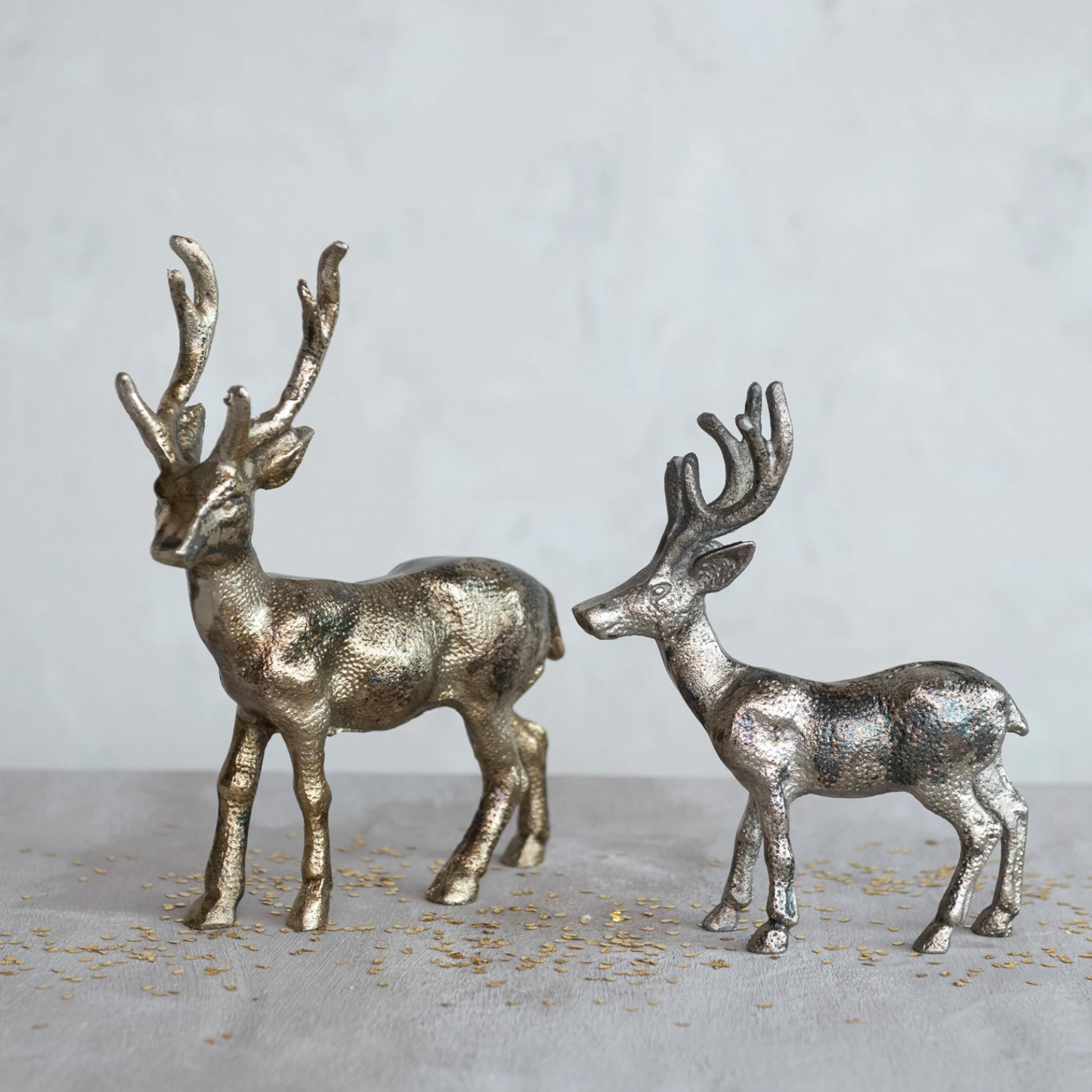 Antique Aluminum Deer