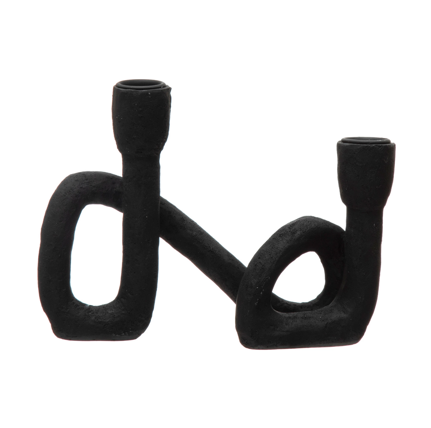 Midnight Double Taper Holder