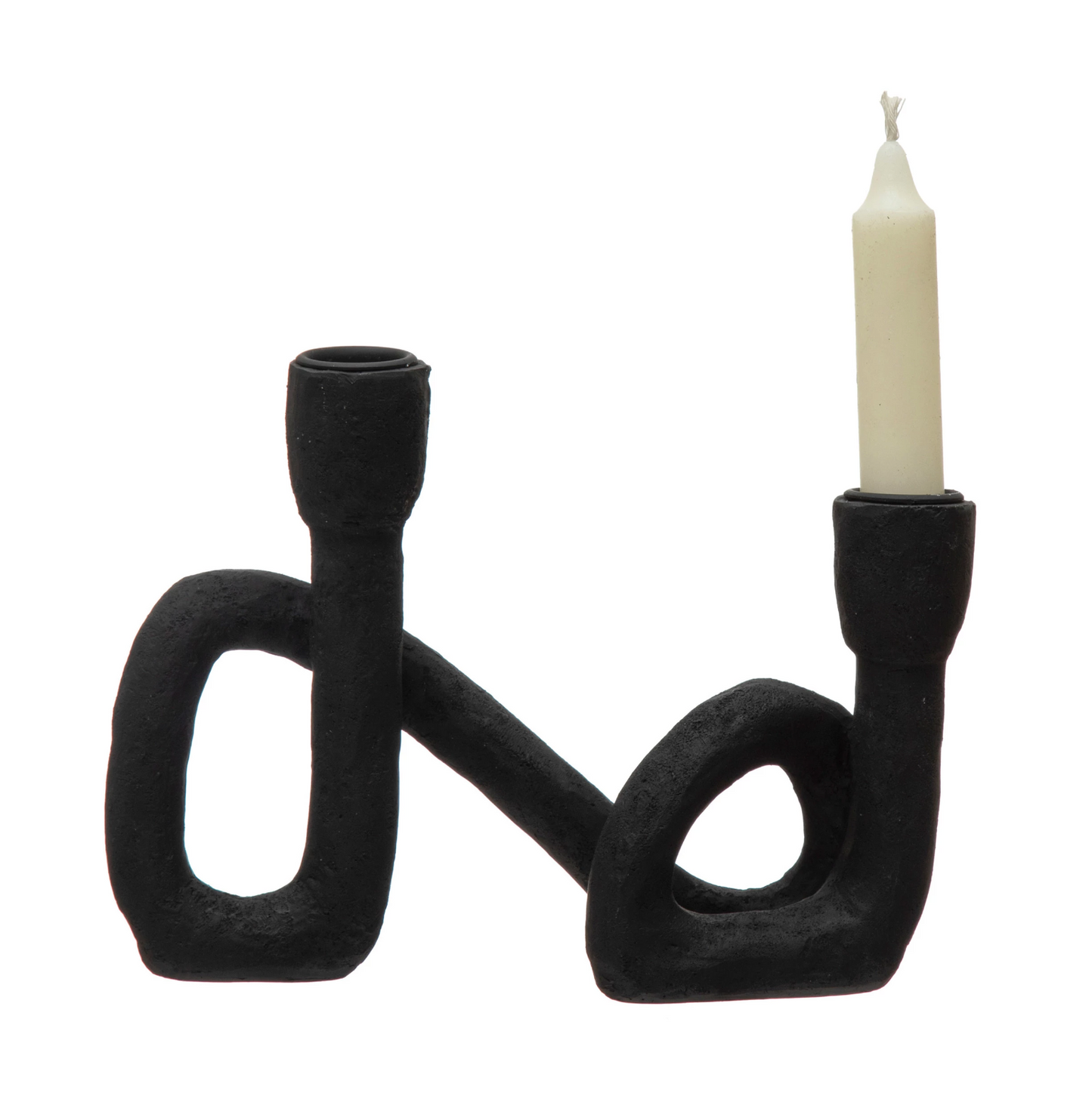 Midnight Double Taper Holder