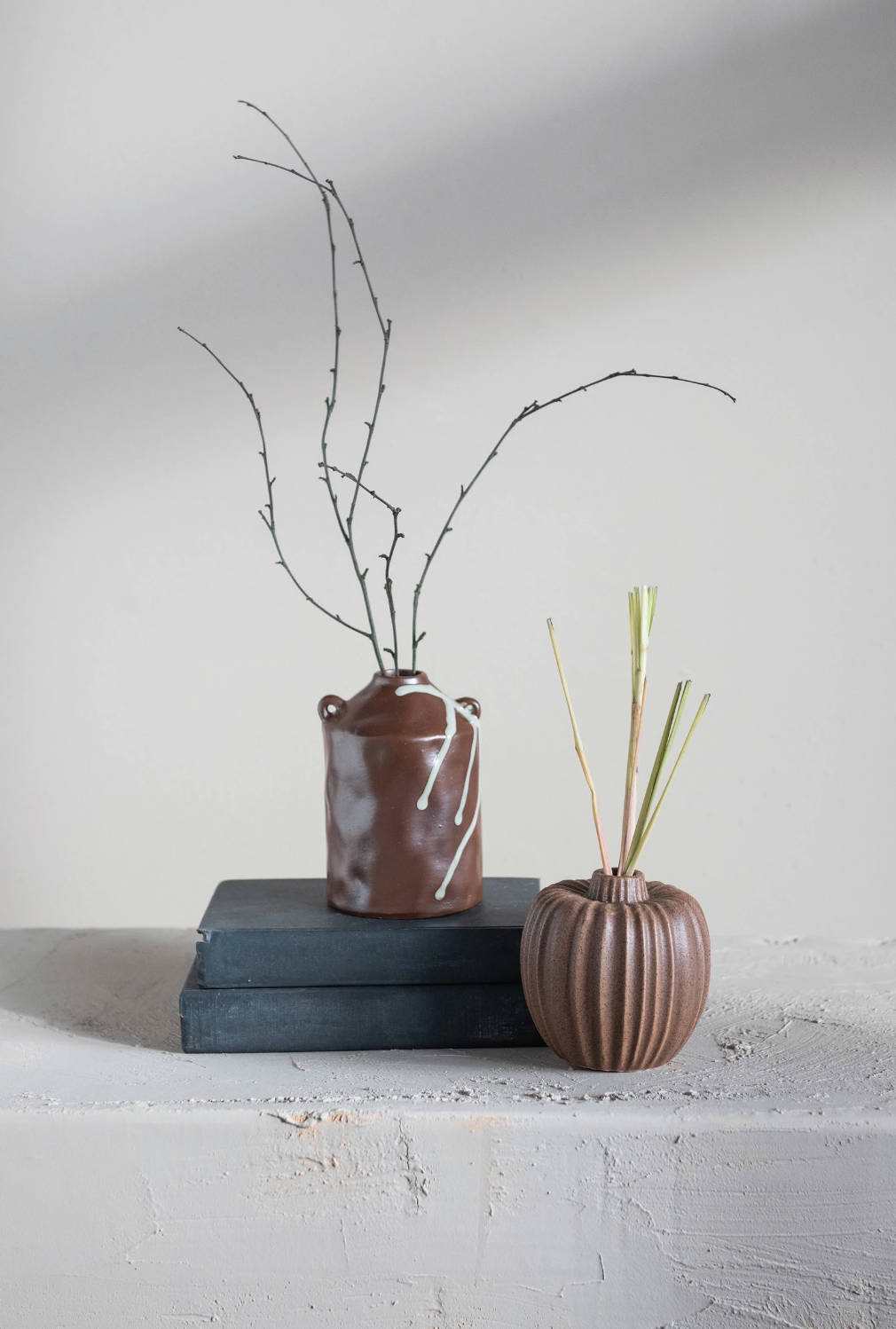 Pumpkin Stoneware Vase