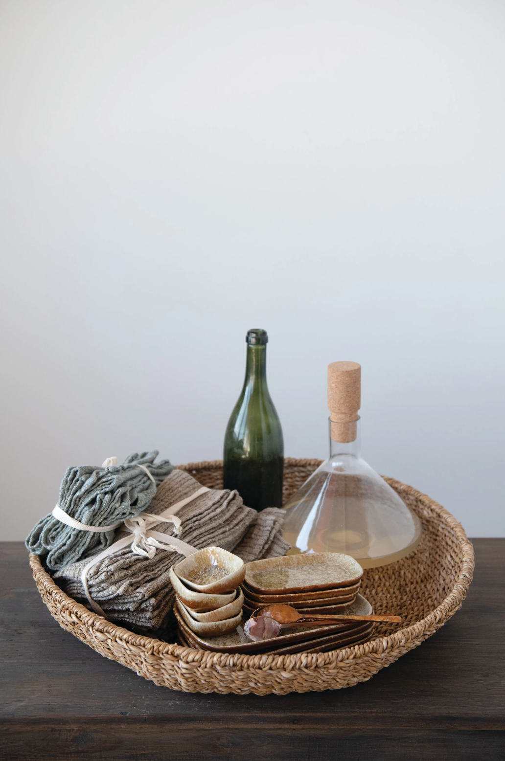 Hand-Woven Seagrass Tray