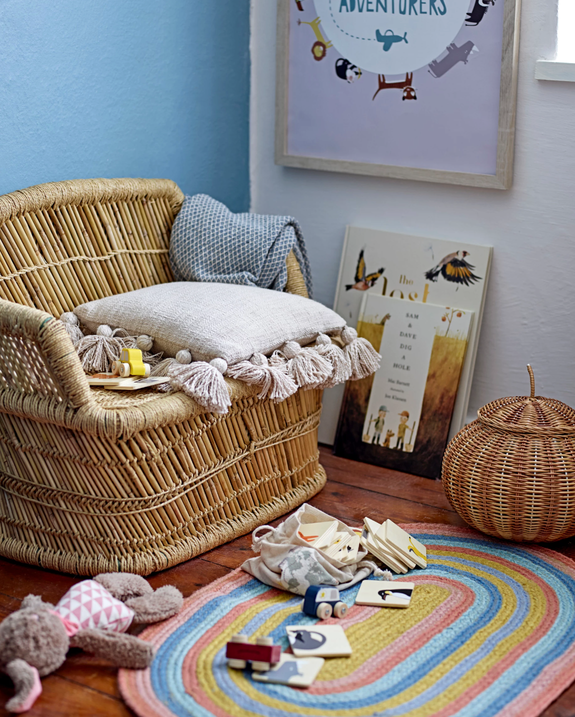 Cream Tassel Pillow