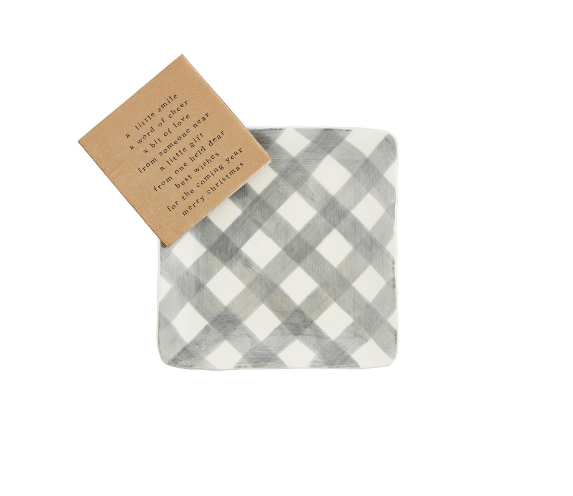 Check Cheese Plate Set