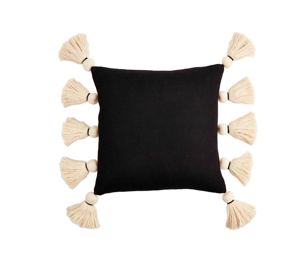 Black Tassel Pillows