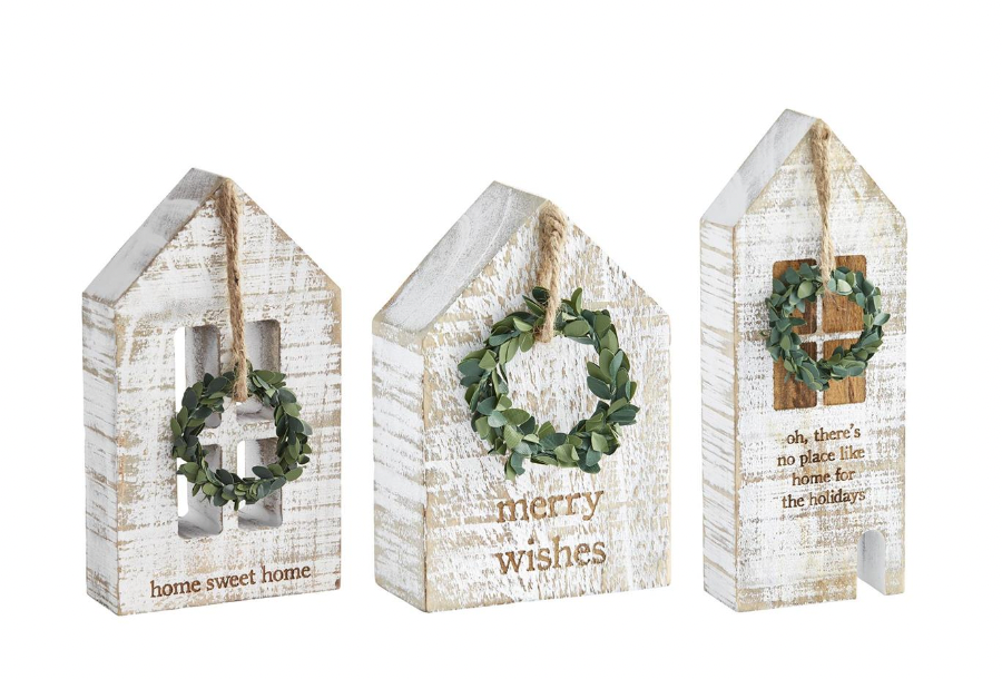 Wreath Home Plaques
