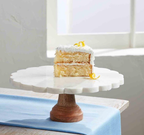 Scalloped Cake Stand