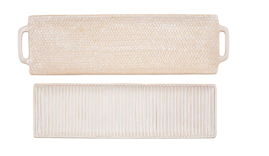 Textured White Trays