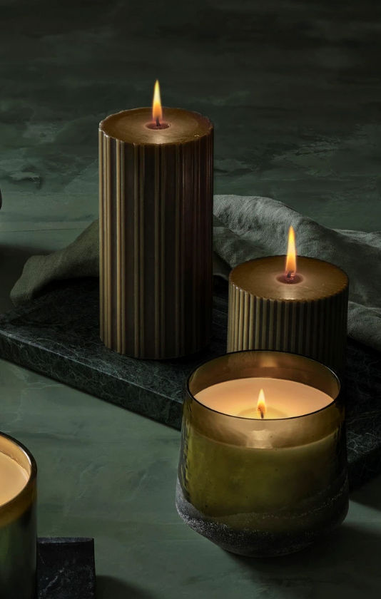Balsam & Cedar Pillar Candle